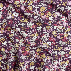 Printed Viscose NAIMA Purple / Pink Tones